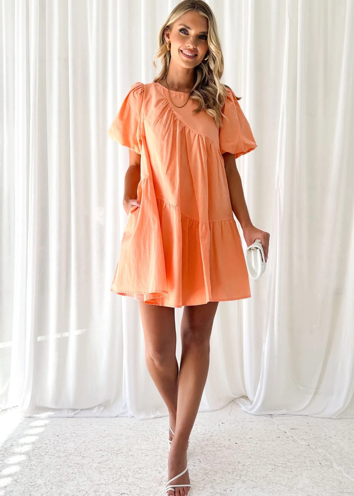 Women Gingham & Heels Short>Oliviette Dress