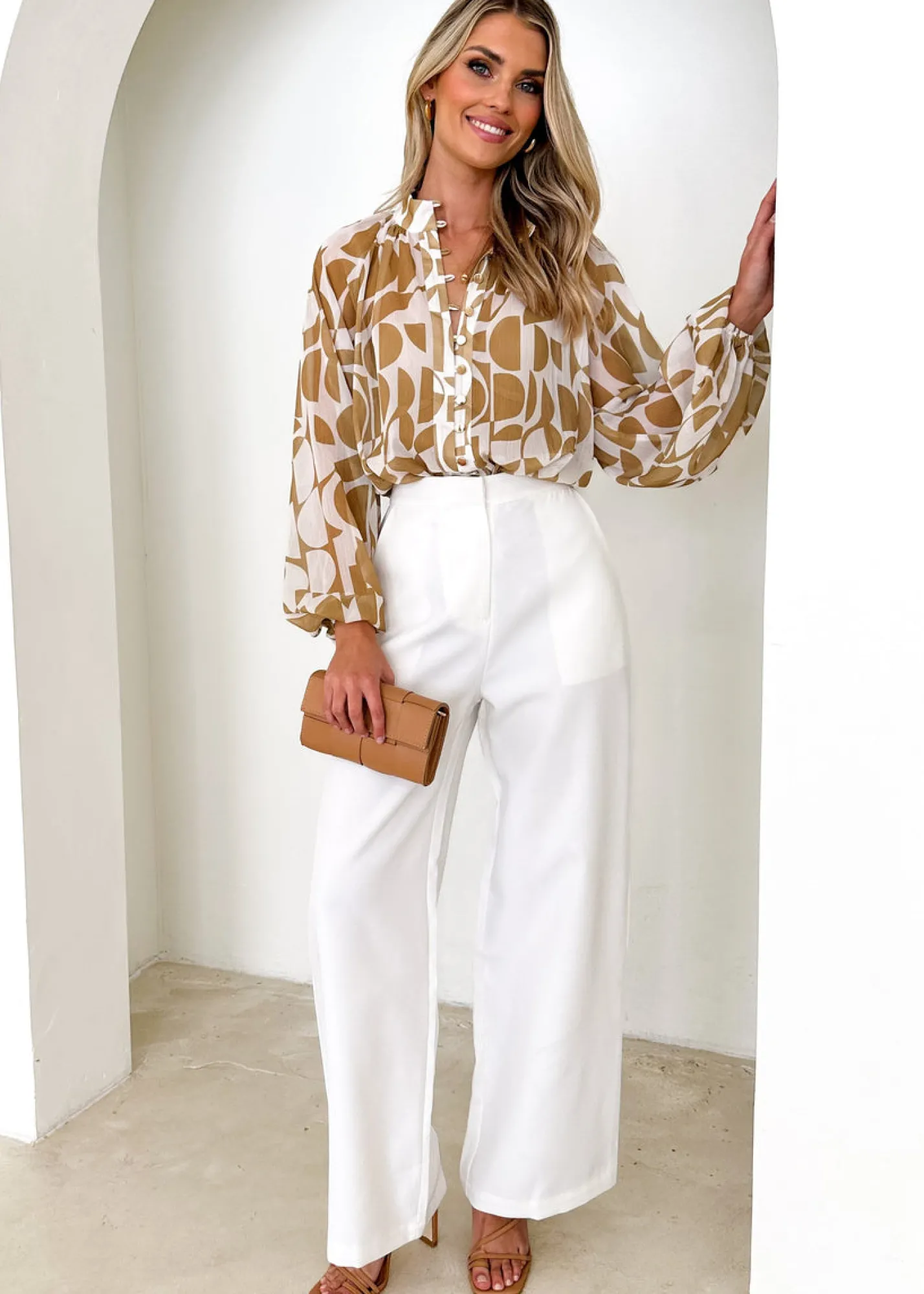 Women Gingham & Heels Shirts>Olowen Shirt