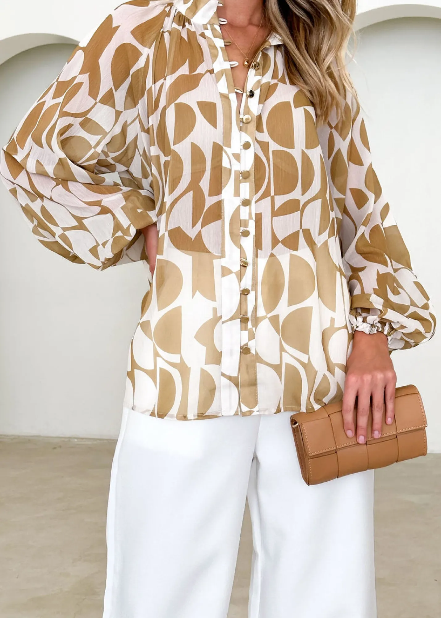 Women Gingham & Heels Shirts>Olowen Shirt