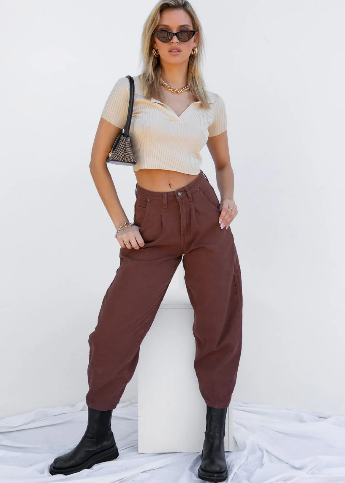 Women Gingham & Heels Jeans>On My Way Denim Jean