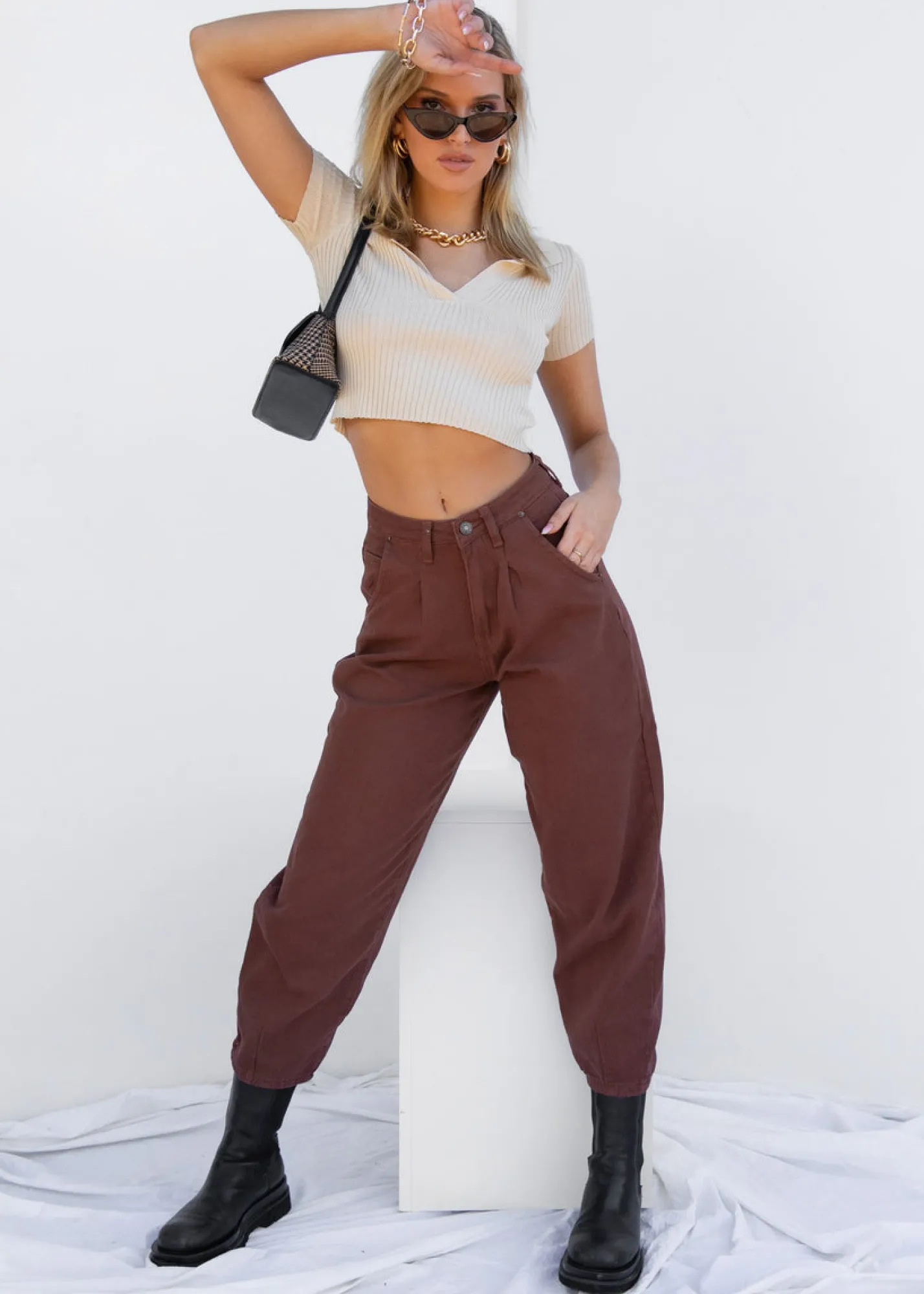 Women Gingham & Heels Jeans>On My Way Denim Jean
