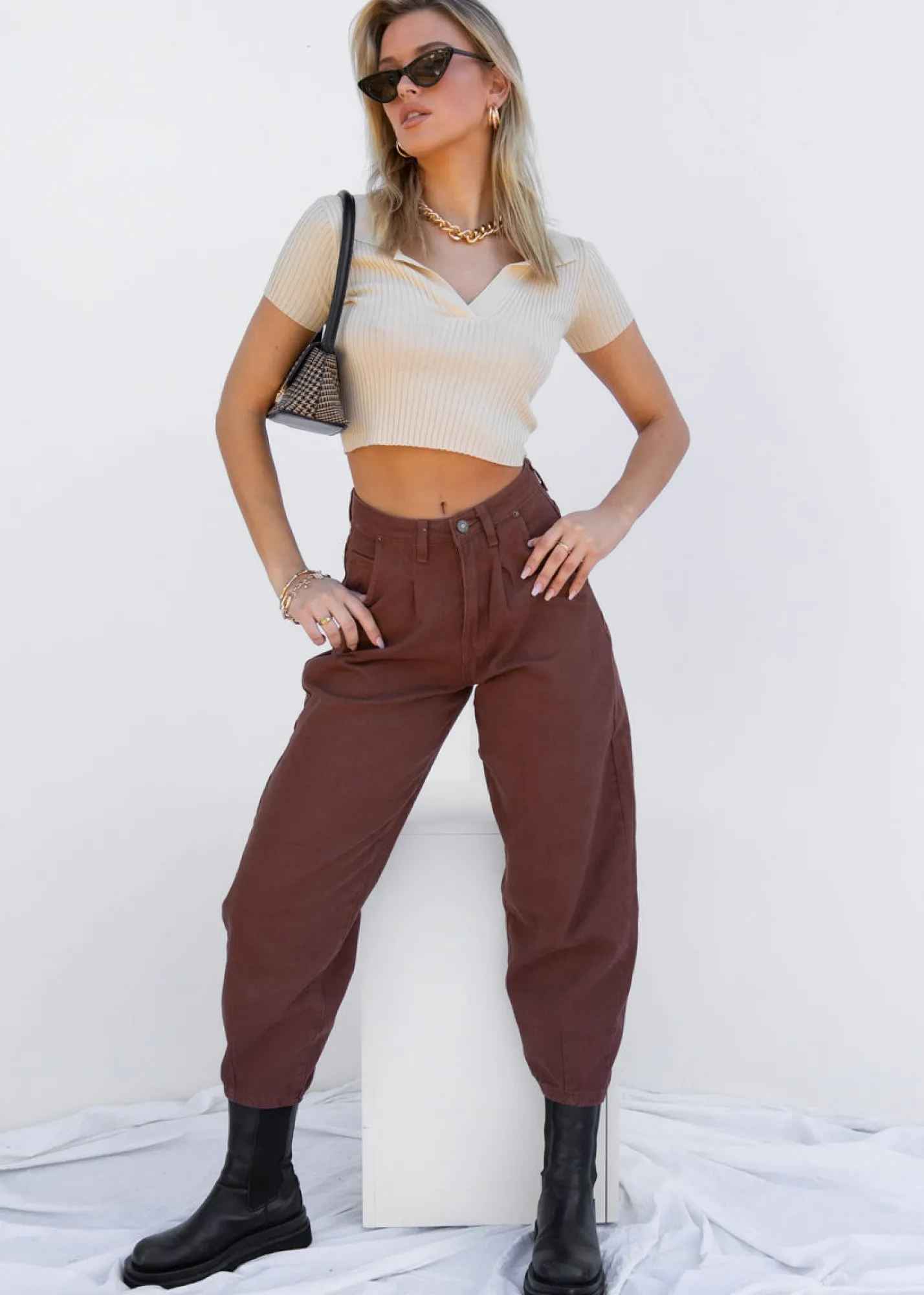 Women Gingham & Heels Jeans>On My Way Denim Jean