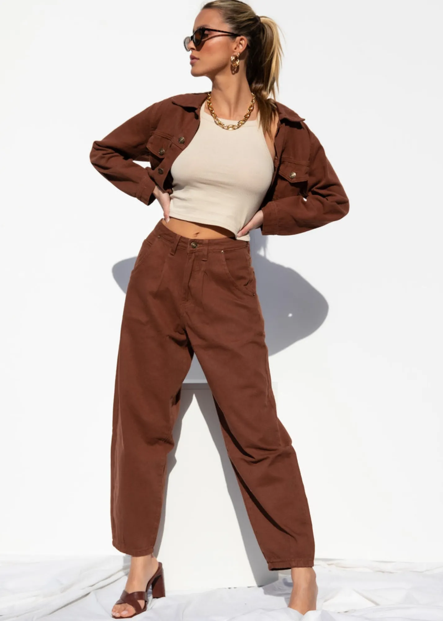 Women Gingham & Heels Jeans>On My Way Denim Jean