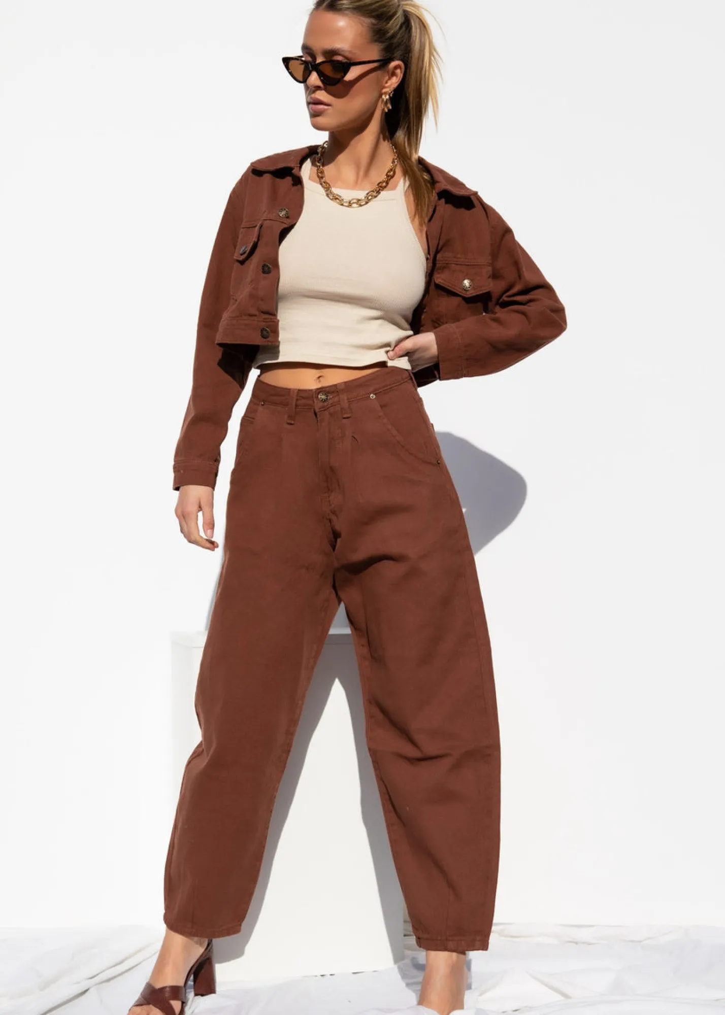Women Gingham & Heels Jeans>On My Way Denim Jean