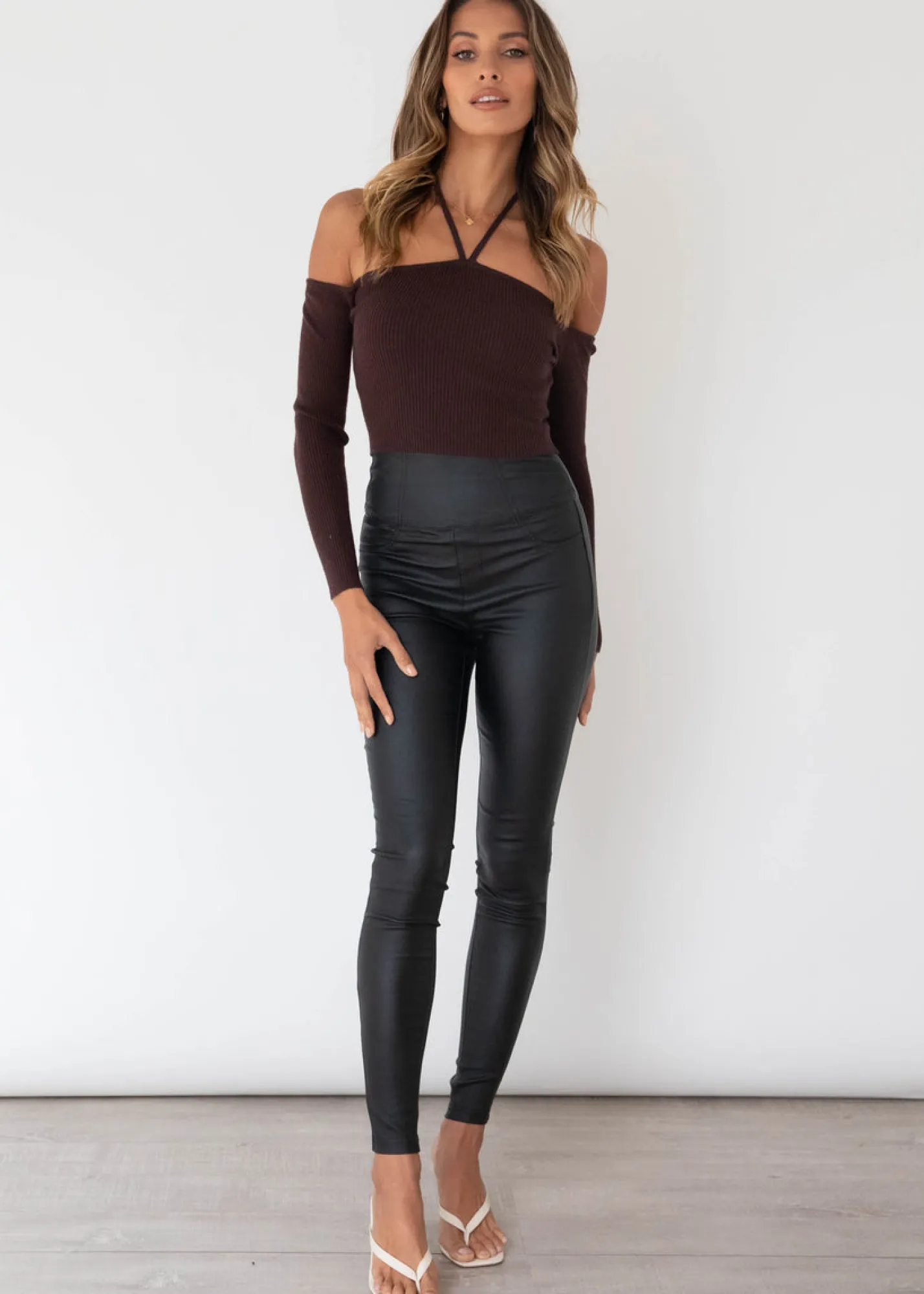 Women Gingham & Heels Knit Tops>Open Hearts Knit Top
