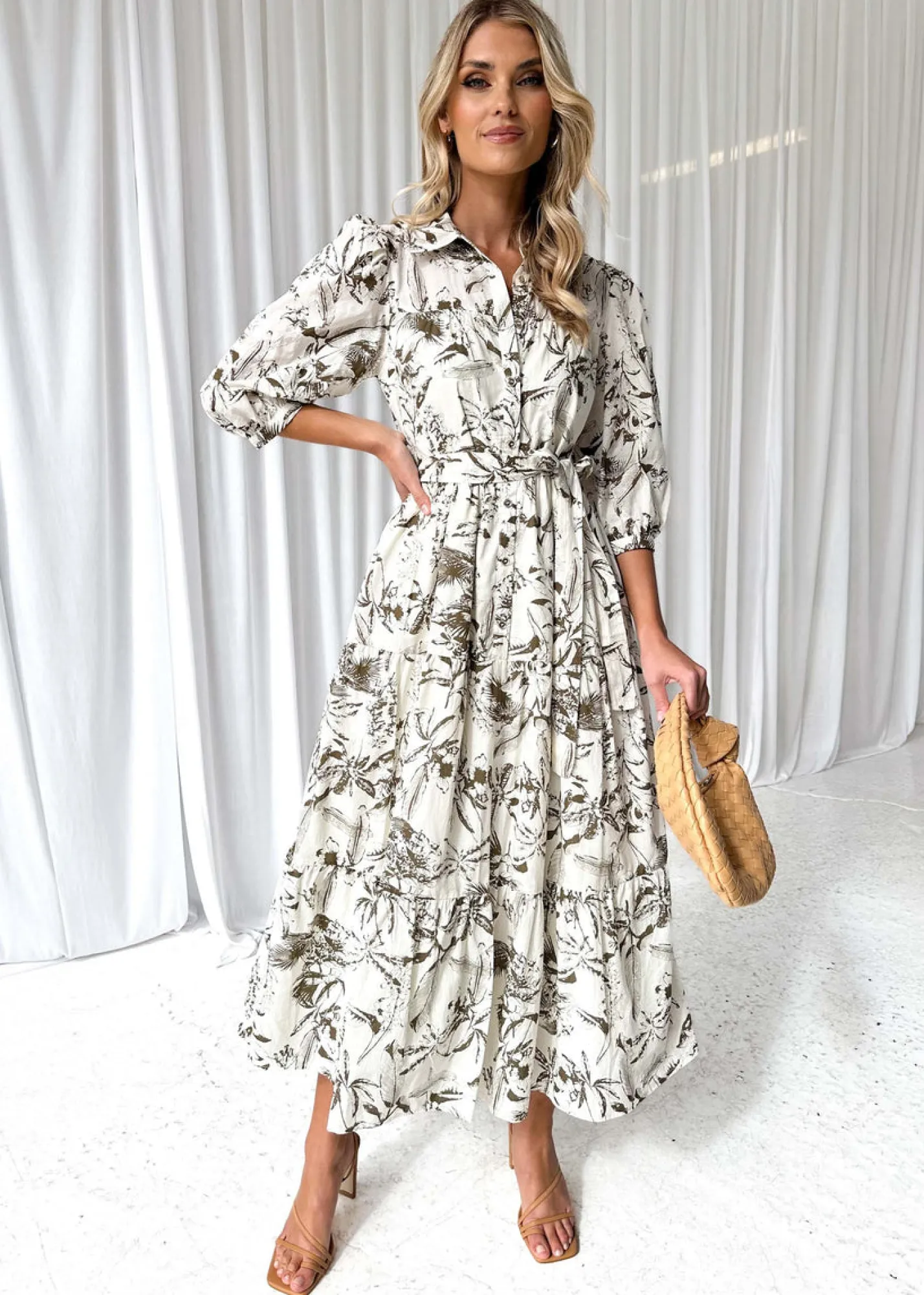 Women Gingham & Heels Midi>Ophela Midi Dress