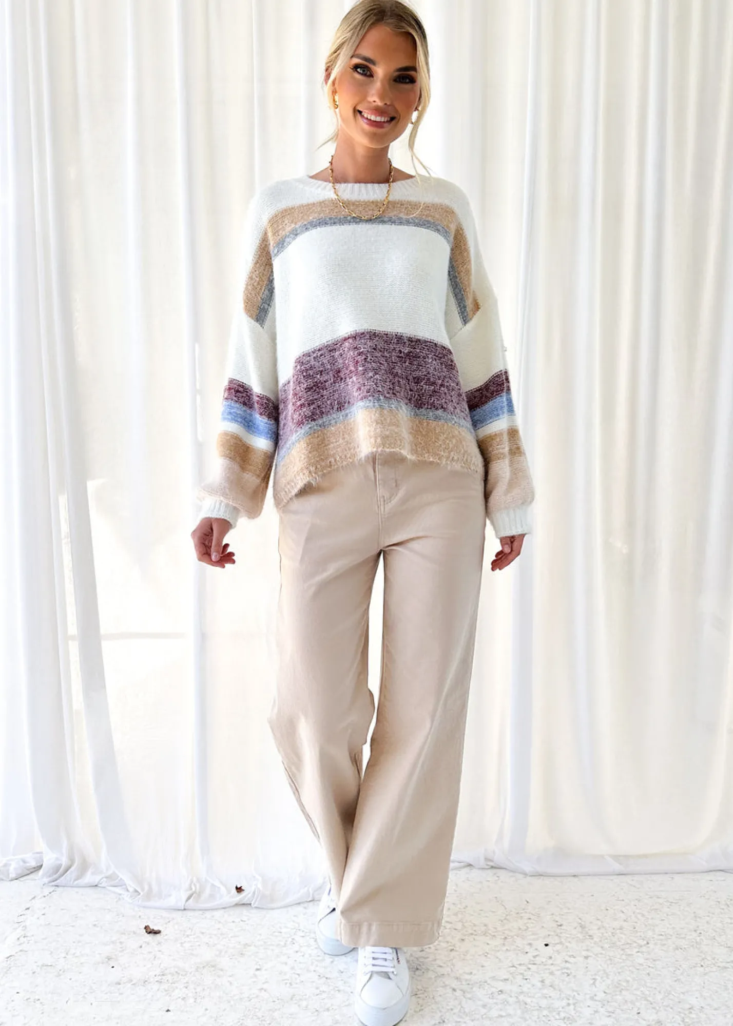 Women Gingham & Heels Sweaters>Oralia Sweater
