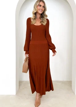 Women Gingham & Heels Knit Dresses><noscript><img width=