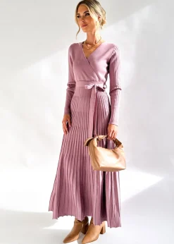 Women Gingham & Heels Knit Dresses><noscript><img width=