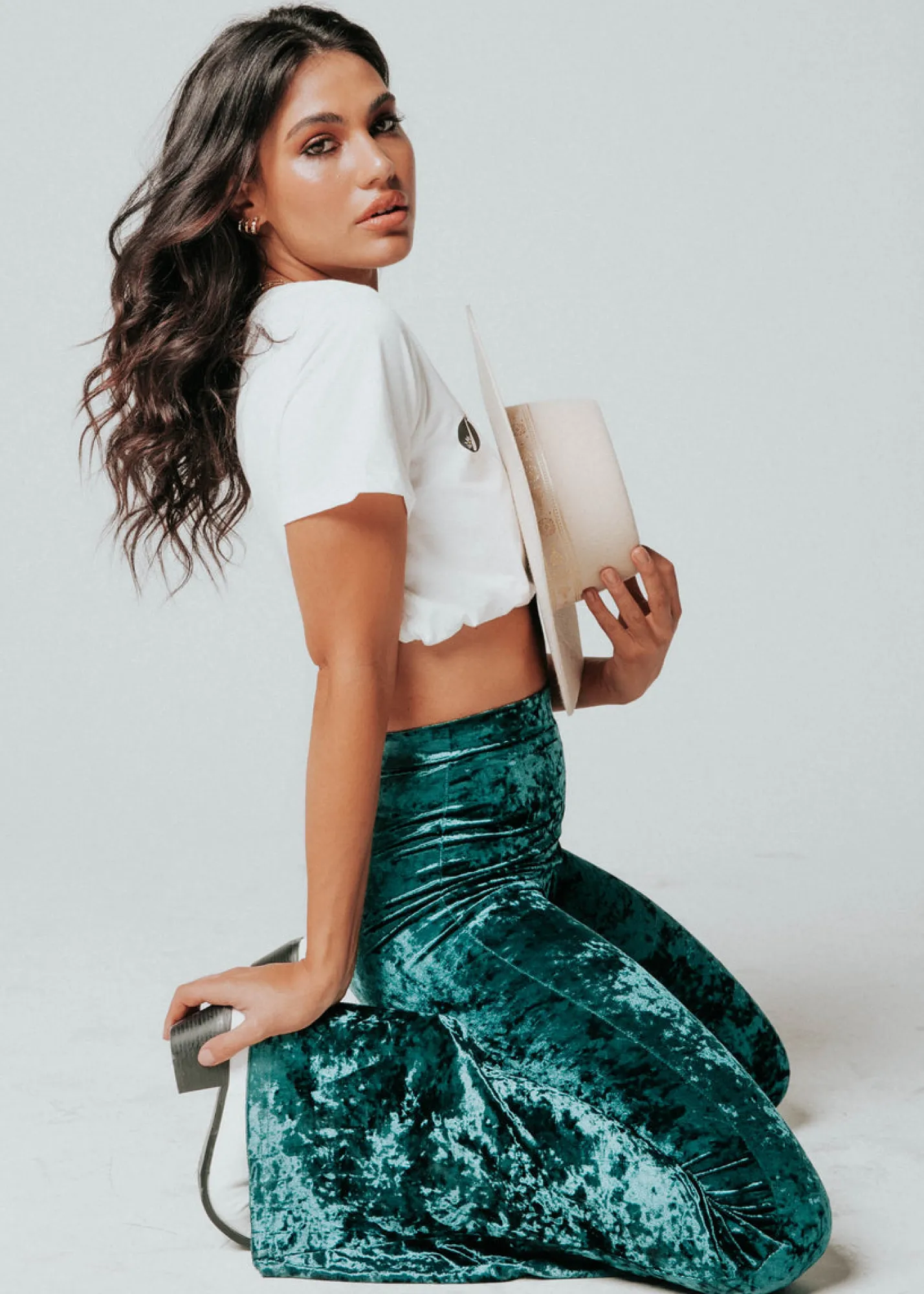 Women Gingham & Heels Basic Tops>Oui Oui Tee