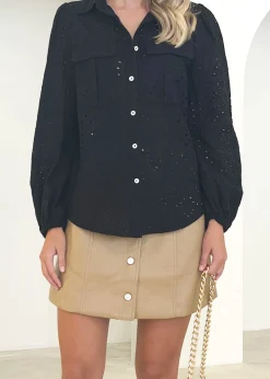 Women Gingham & Heels Blouses><noscript><img width=