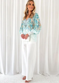 Women Gingham & Heels Blouses><noscript><img width=