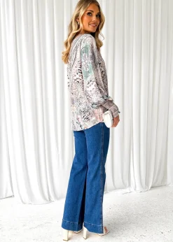 Women Gingham & Heels Blouses><noscript><img width=