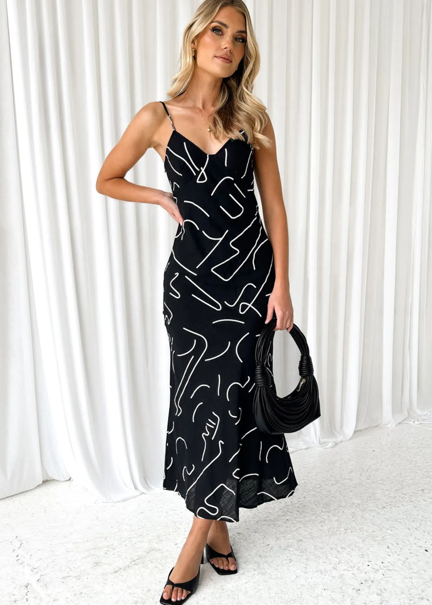 Women Gingham & Heels Midi>Parrel Midi Dress