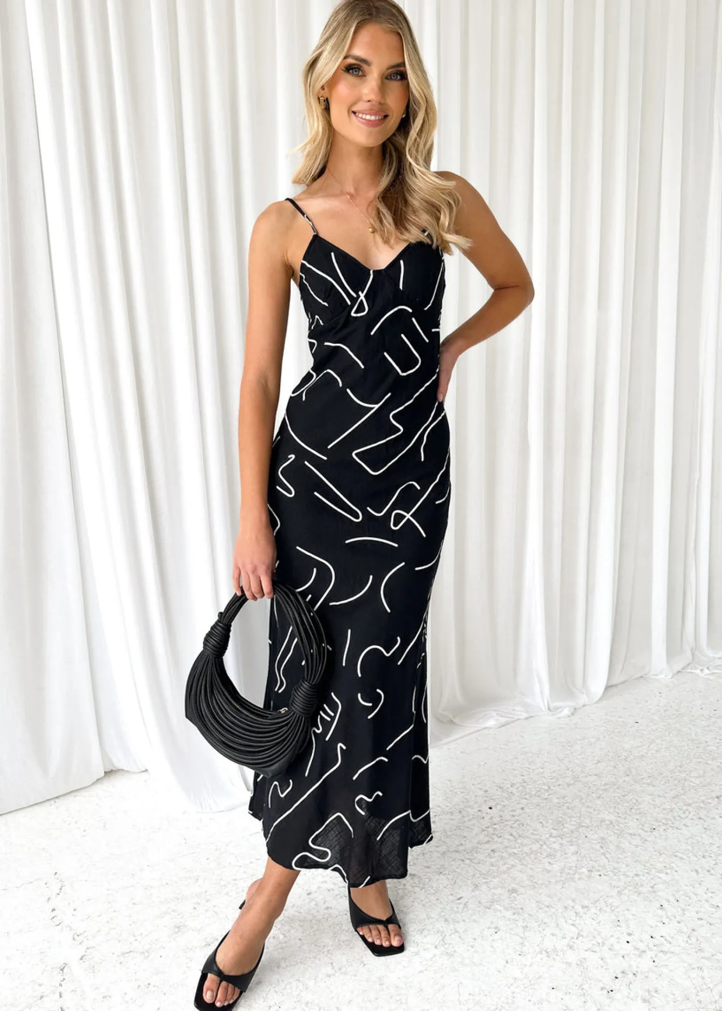 Women Gingham & Heels Midi>Parrel Midi Dress