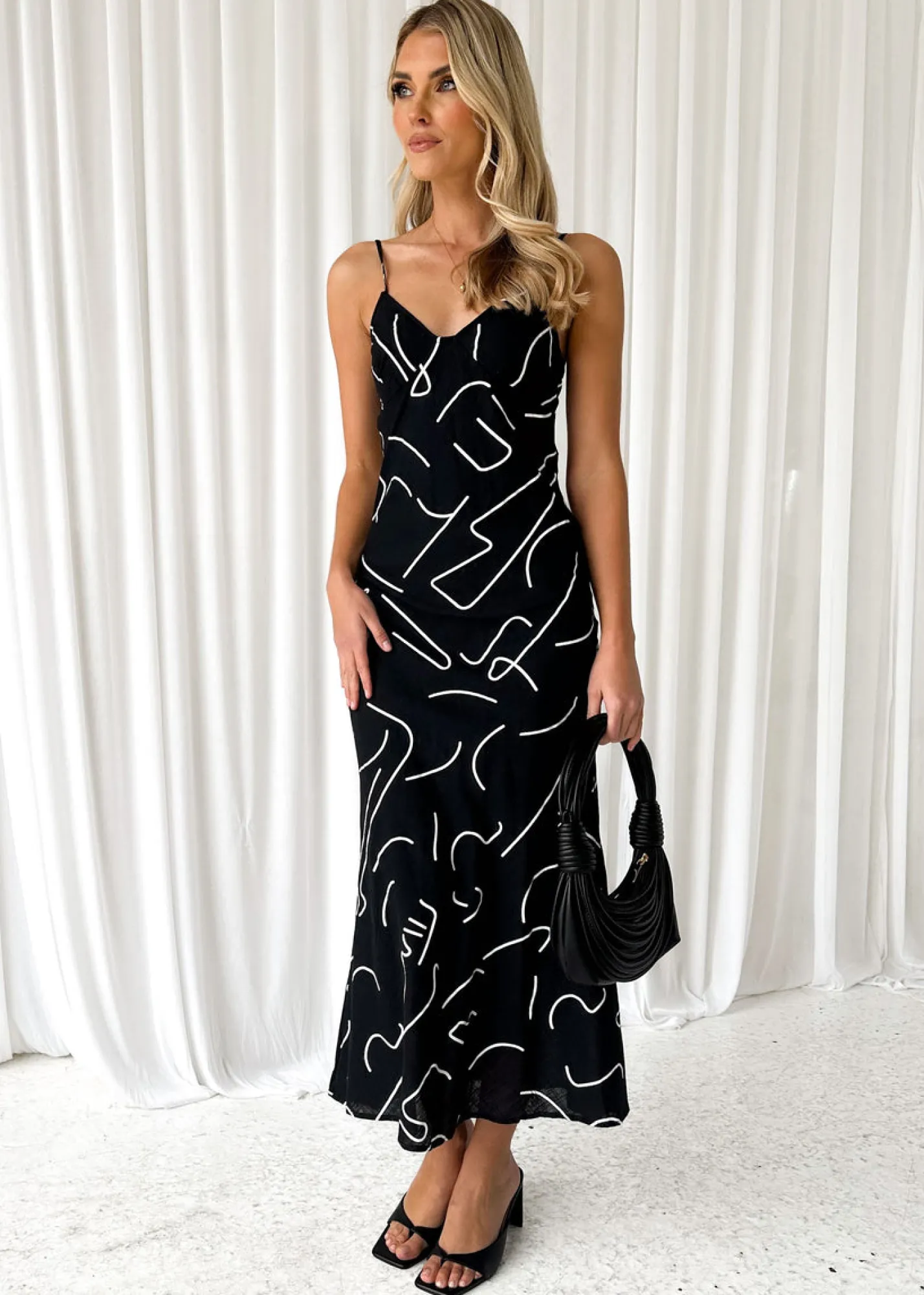Women Gingham & Heels Midi>Parrel Midi Dress