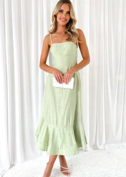 Women Gingham & Heels Midi>Patrice Midi Dress