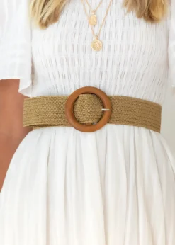 Women Gingham & Heels Belts><noscript><img width=