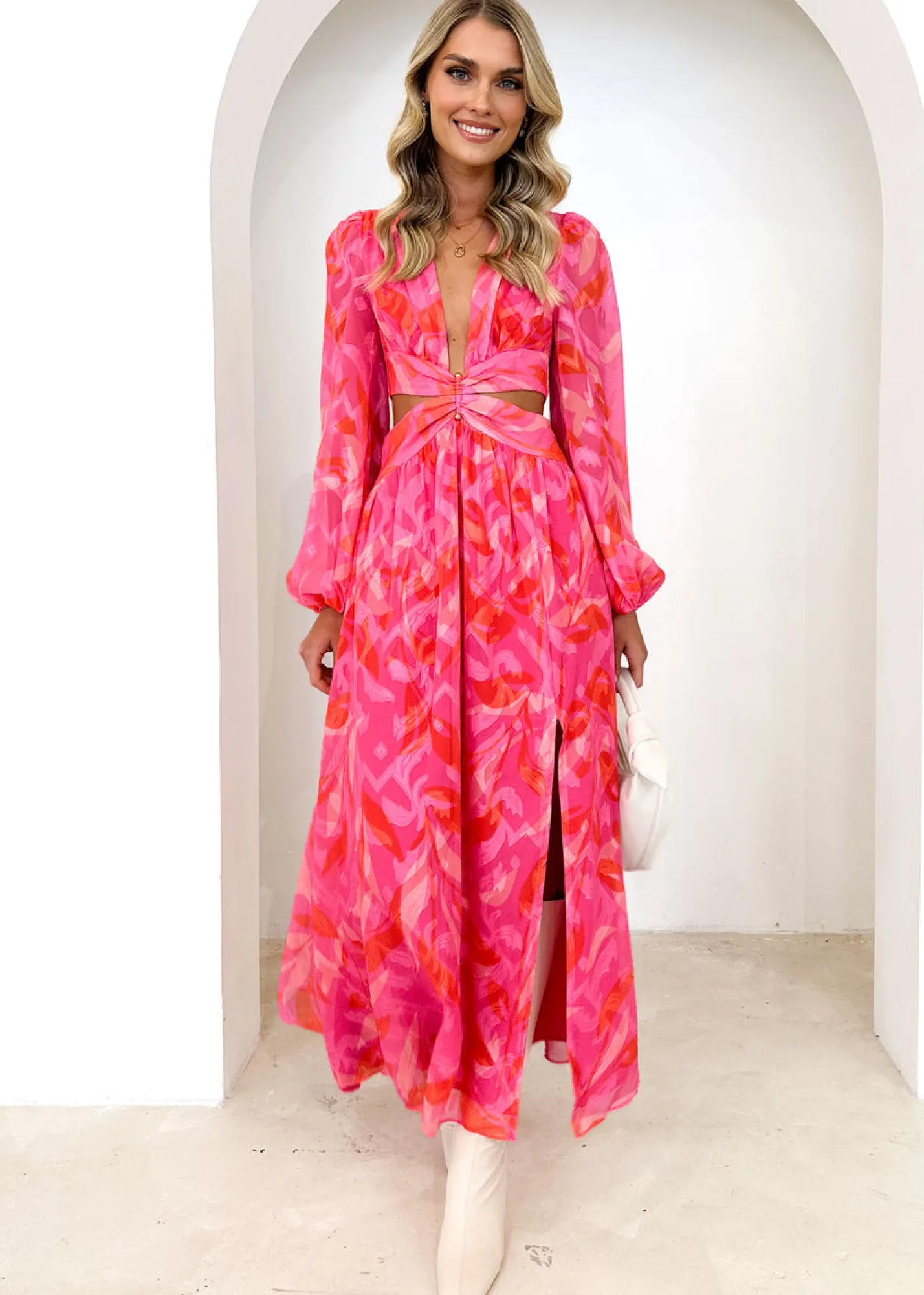 Women Gingham & Heels Maxi>Petria Maxi Dress