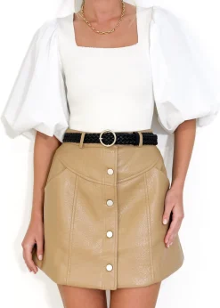 Women Gingham & Heels Belts>Phoebe Braided Belt