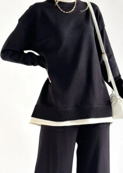 Women Gingham & Heels Sweaters><noscript><img width=