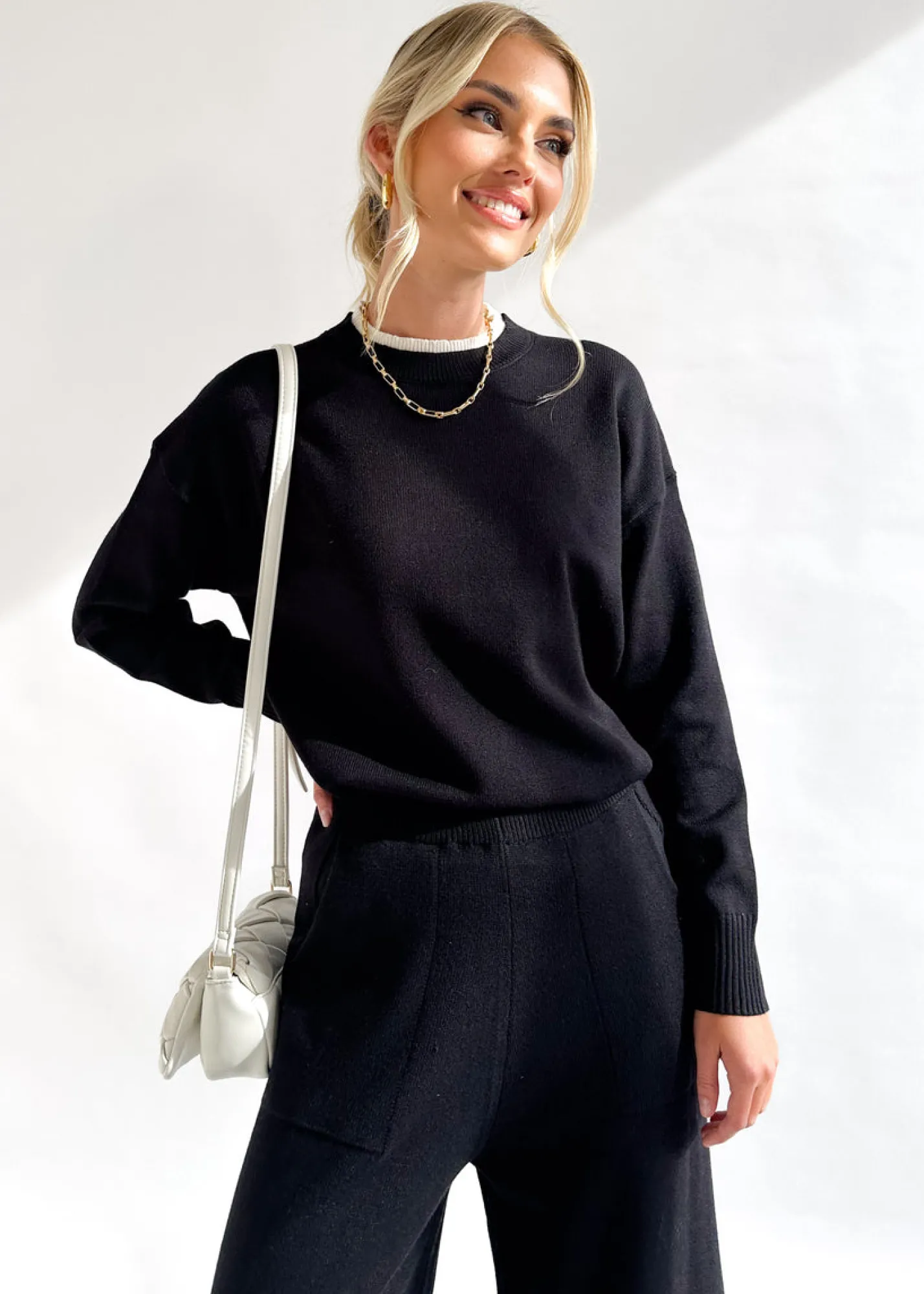 Women Gingham & Heels Sets>Pippah Sweater
