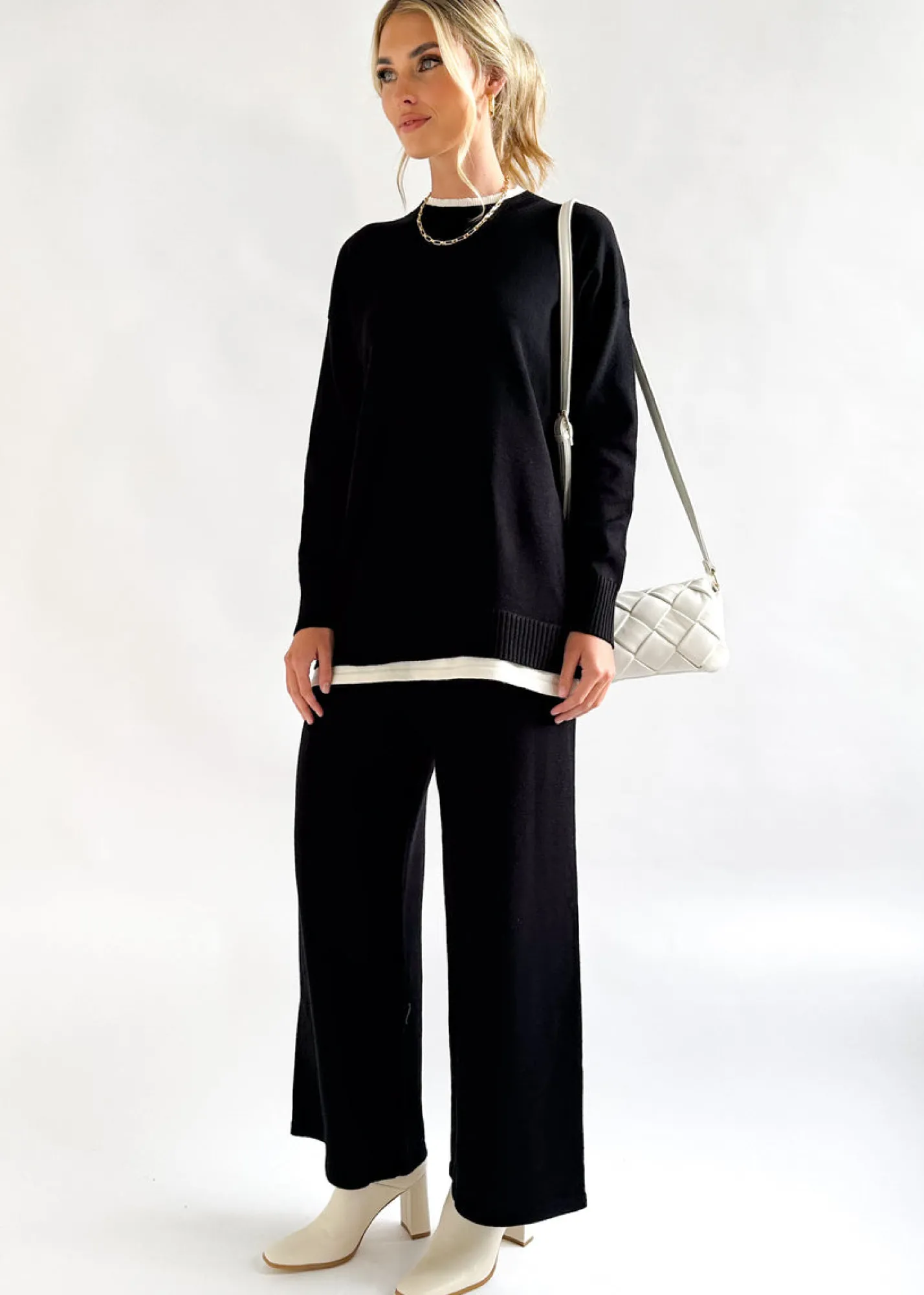 Women Gingham & Heels Sets>Pippah Sweater