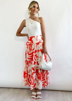 Women Gingham & Heels Skirts>Poscio Midi Skirt