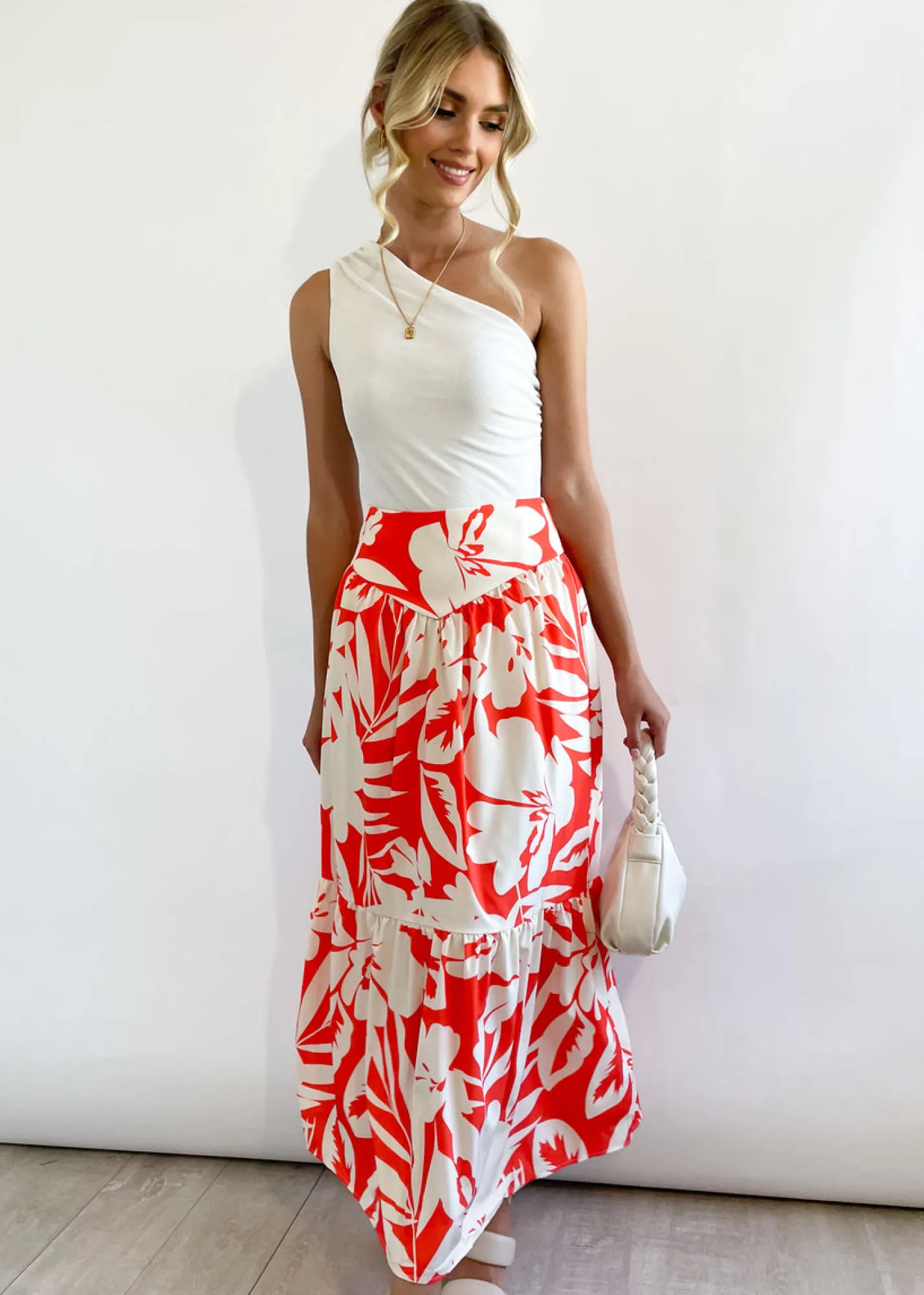 Women Gingham & Heels Skirts>Poscio Midi Skirt