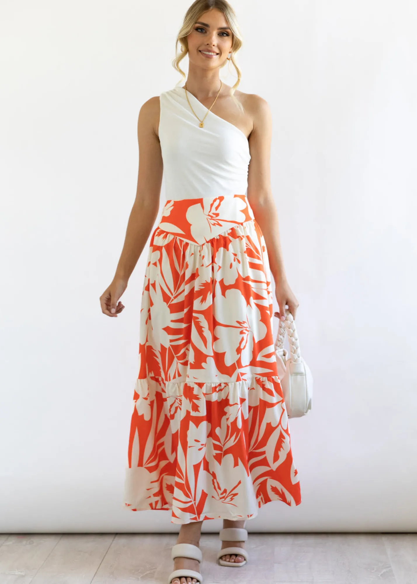 Women Gingham & Heels Skirts>Poscio Midi Skirt