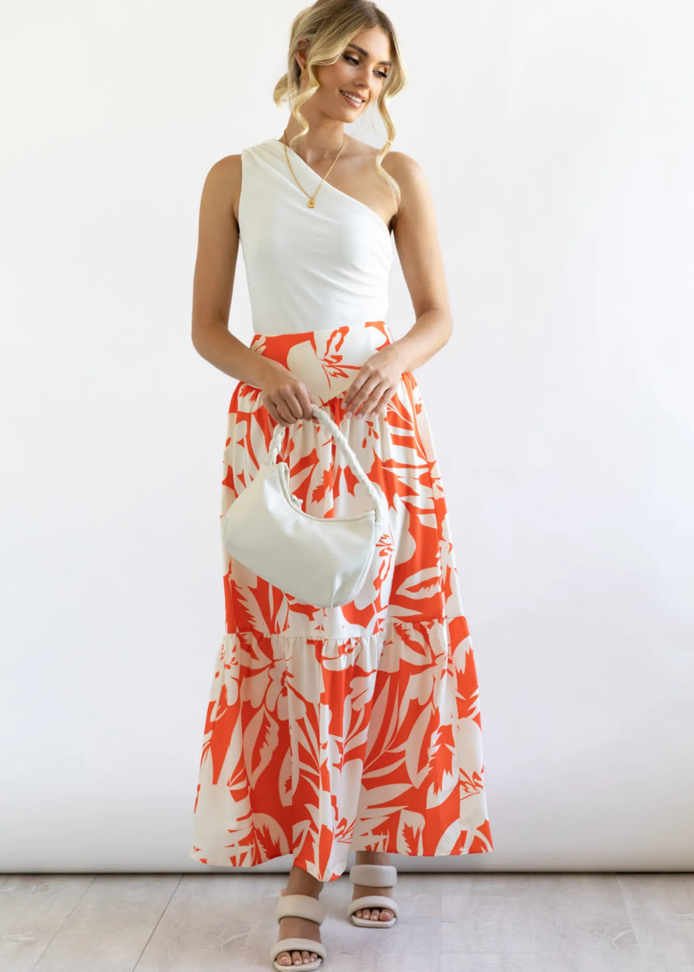 Women Gingham & Heels Skirts>Poscio Midi Skirt
