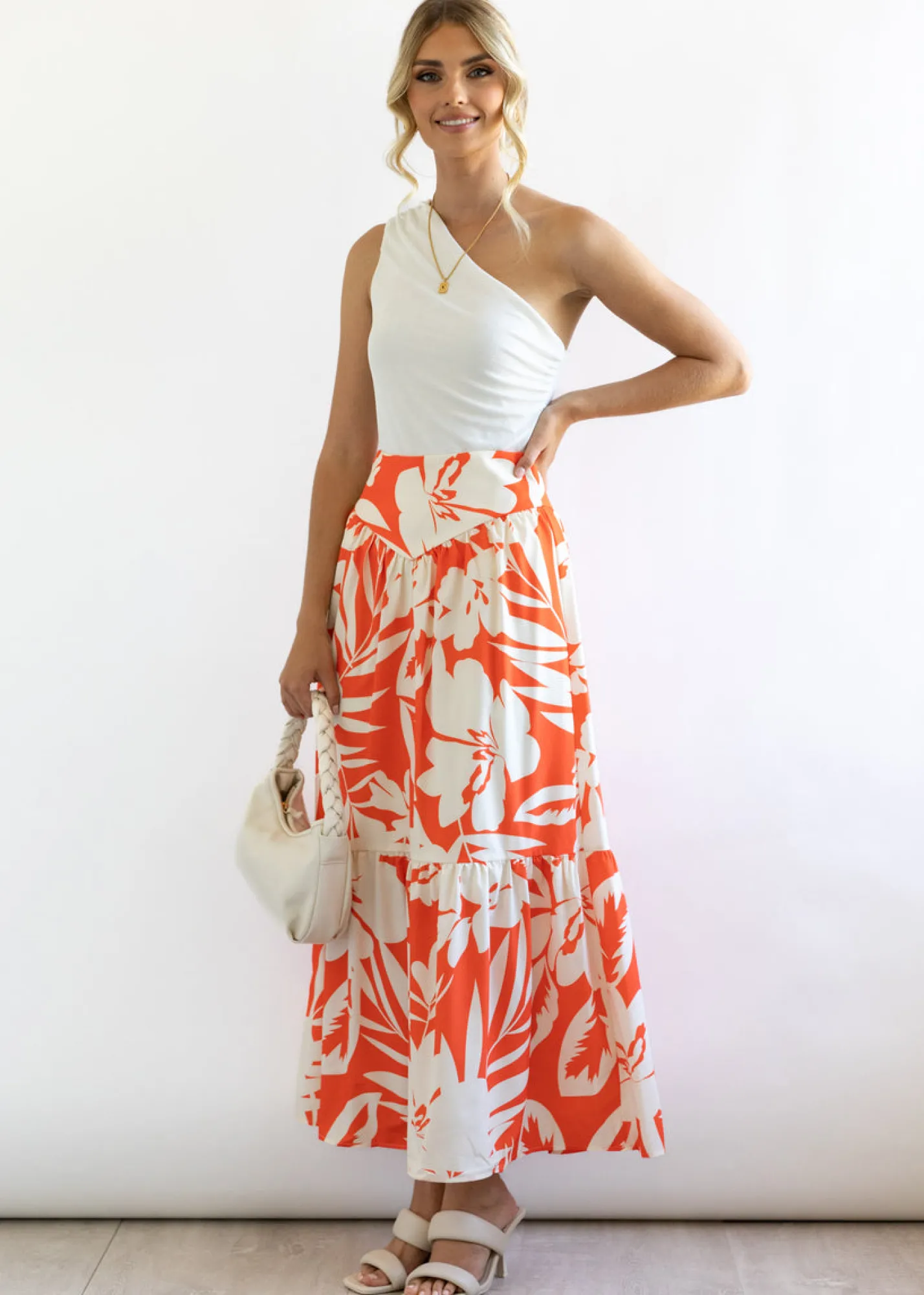 Women Gingham & Heels Skirts>Poscio Midi Skirt