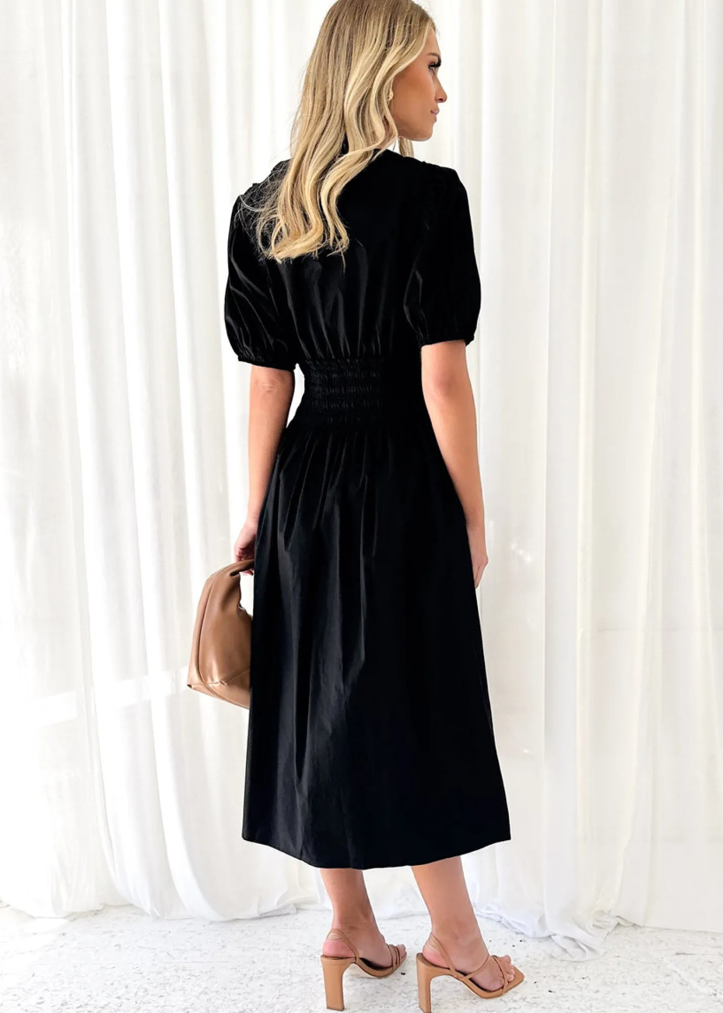 Women Gingham & Heels Midi>Pressy Midi Dress