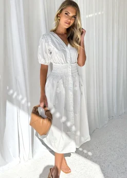 Women Gingham & Heels Midi>Pressy Midi Dress