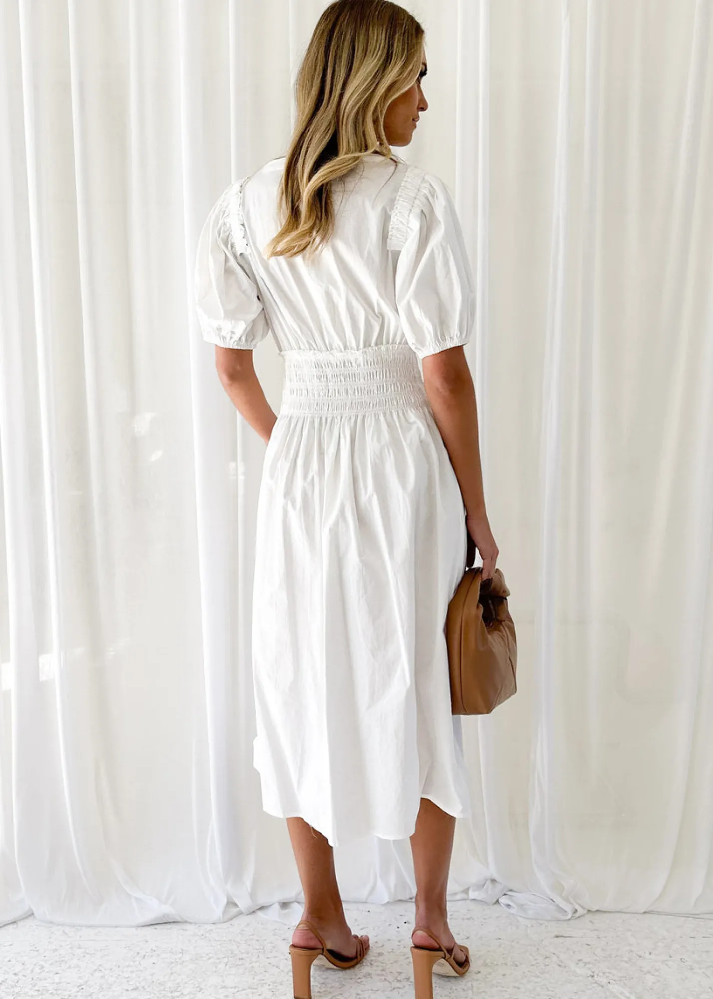 Women Gingham & Heels Midi>Pressy Midi Dress
