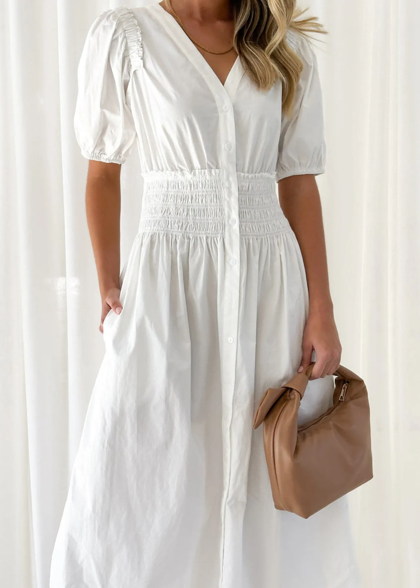 Women Gingham & Heels Midi>Pressy Midi Dress