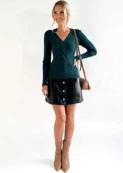 Women Gingham & Heels Knit Tops><noscript><img width=
