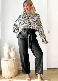 Women Gingham & Heels Blouses>Rebecca Blouse