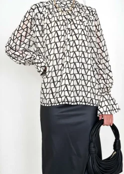 Women Gingham & Heels Blouses><noscript><img width=