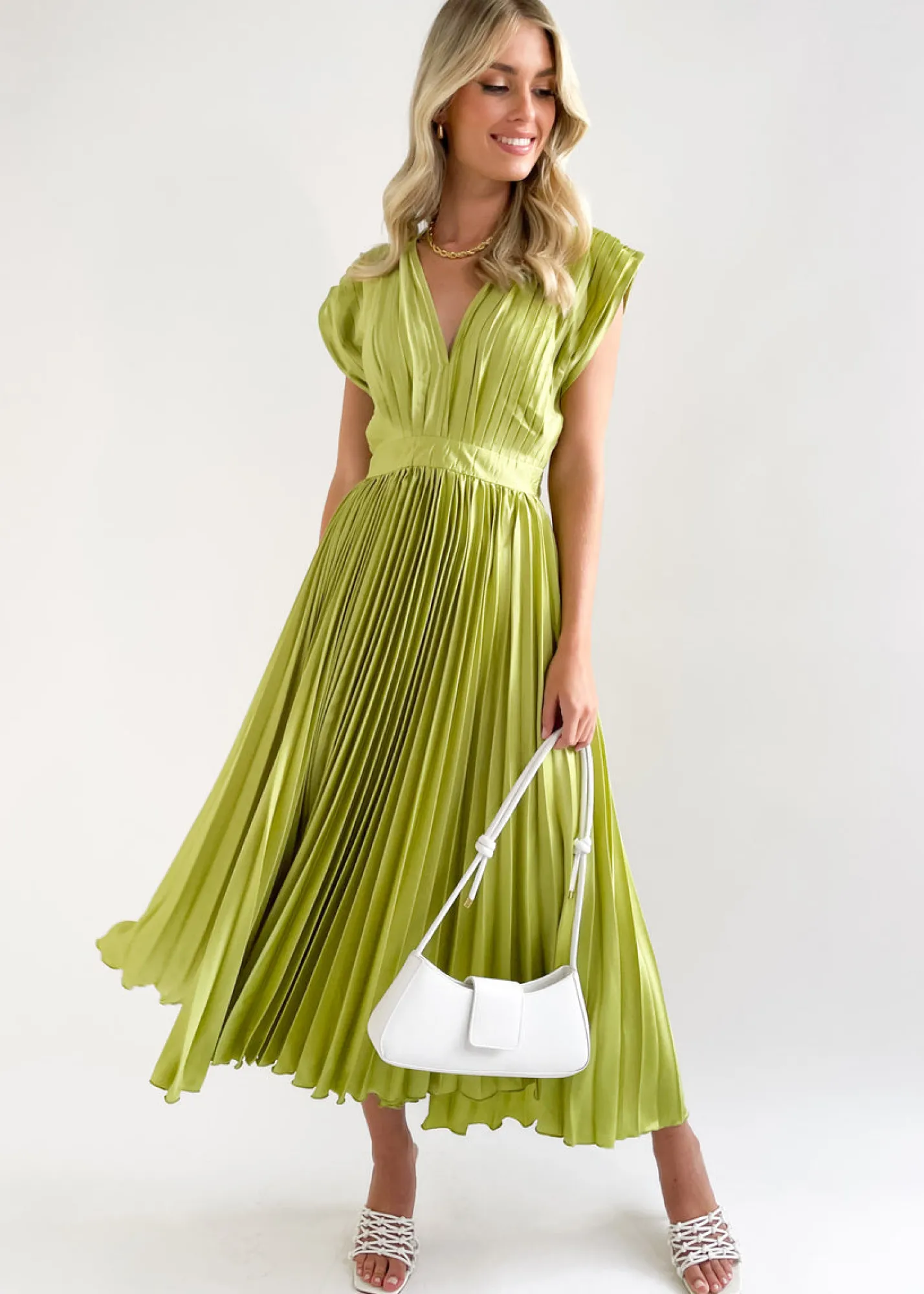 Women Gingham & Heels Basic Tops>Revolver Midi Dress