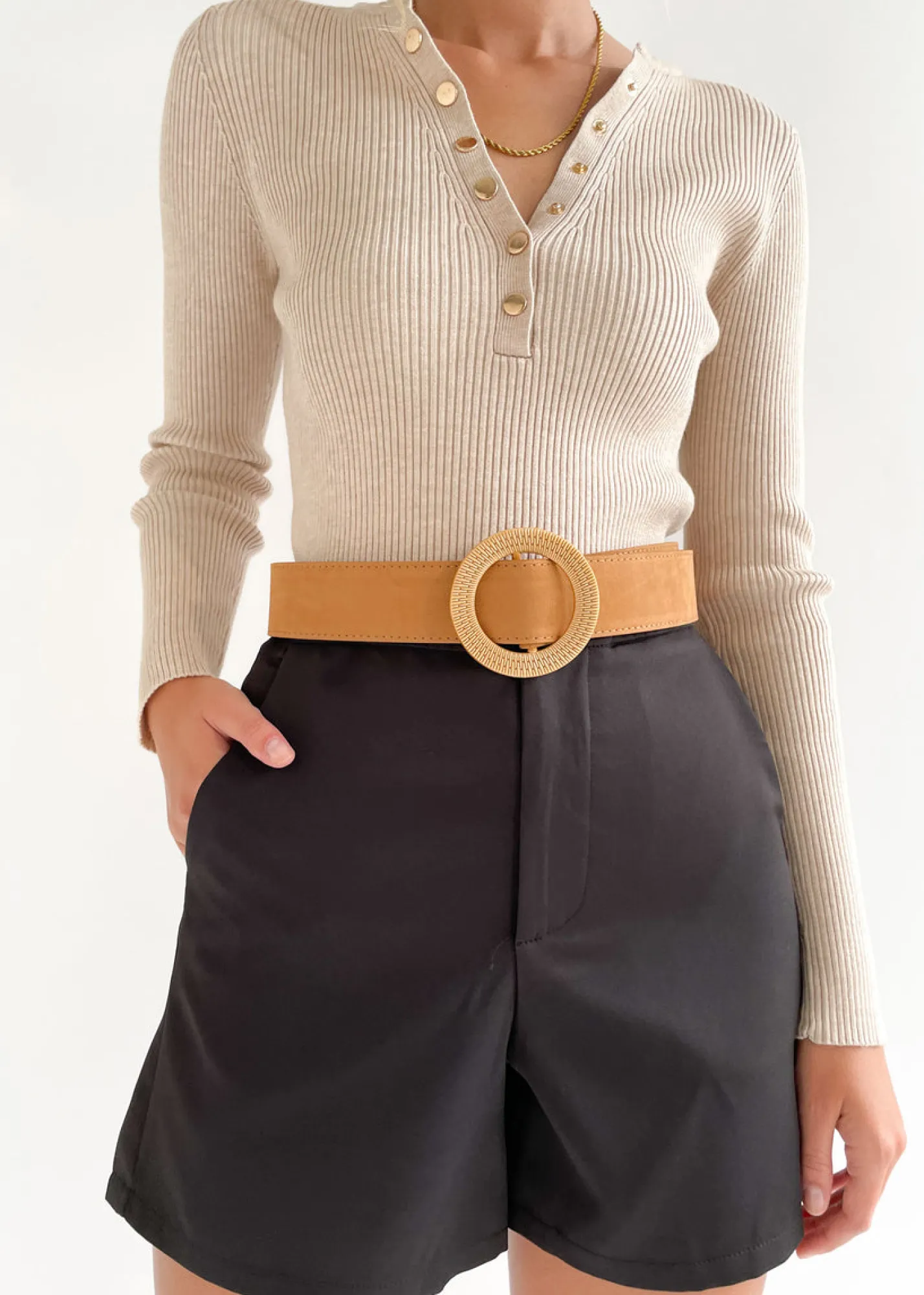 Women Gingham & Heels Belts>Rexah Suede Look Belt