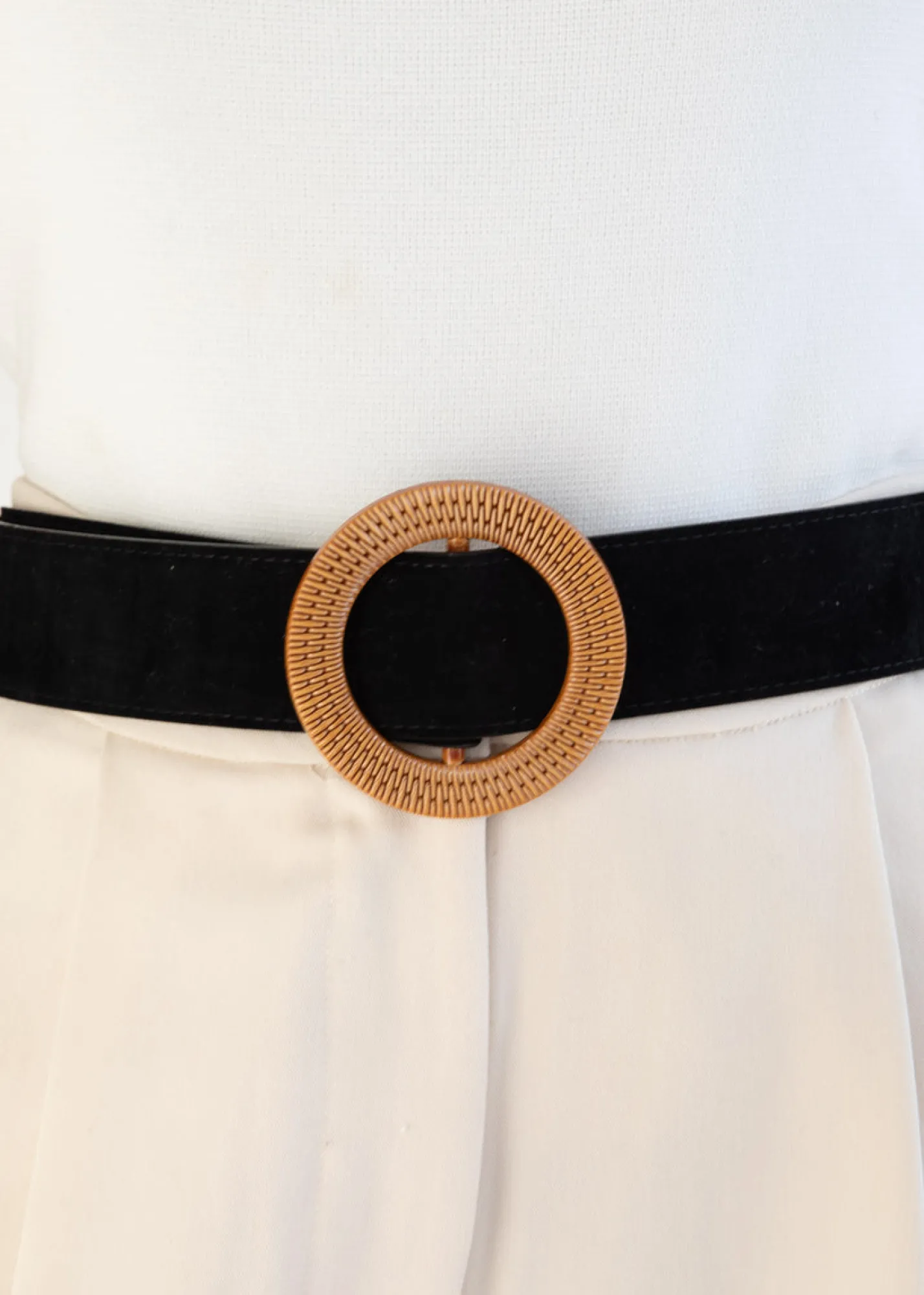 Women Gingham & Heels Belts>Rexah Suede Look Belt