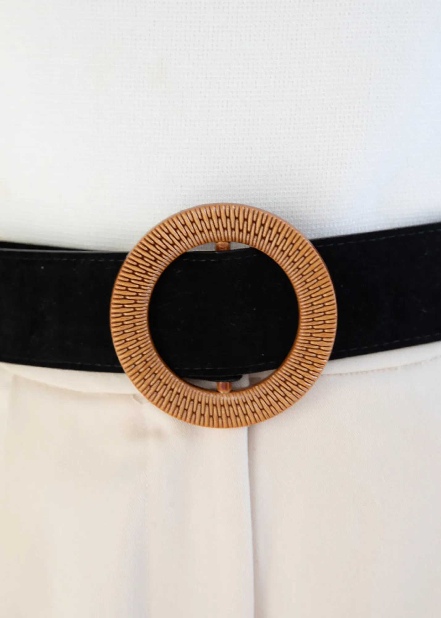 Women Gingham & Heels Belts>Rexah Suede Look Belt