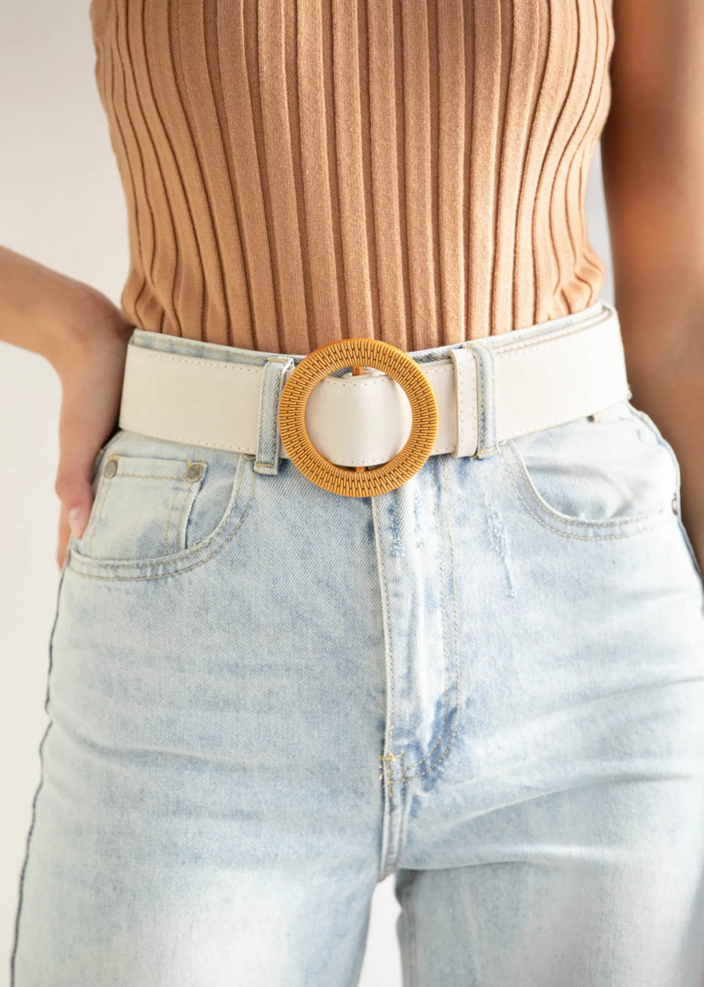 Women Gingham & Heels Belts>Rexah Suede Look Belt