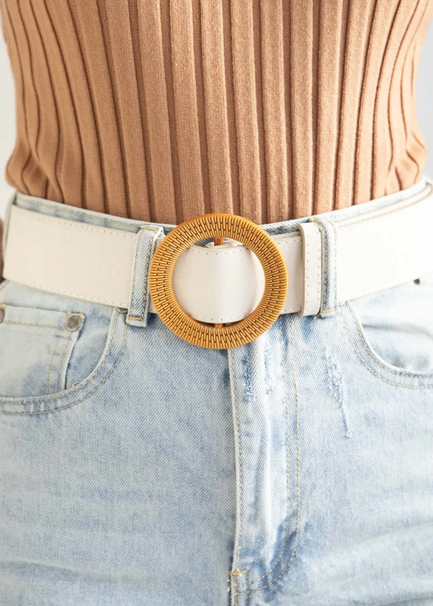 Women Gingham & Heels Belts>Rexah Suede Look Belt