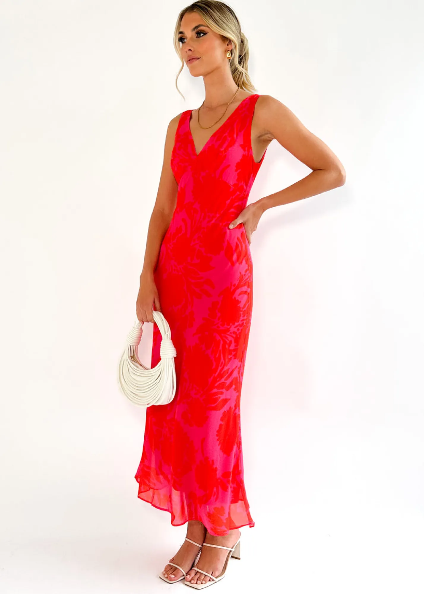 Women Gingham & Heels Maxi>Rhialyn Maxi Dress