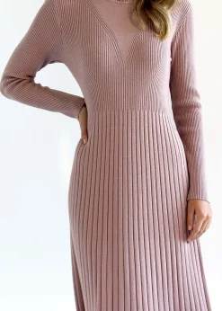 Women Gingham & Heels Knit Dresses><noscript><img width=