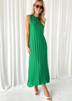 Women Gingham & Heels Midi>Rogena Knit Midi Dress