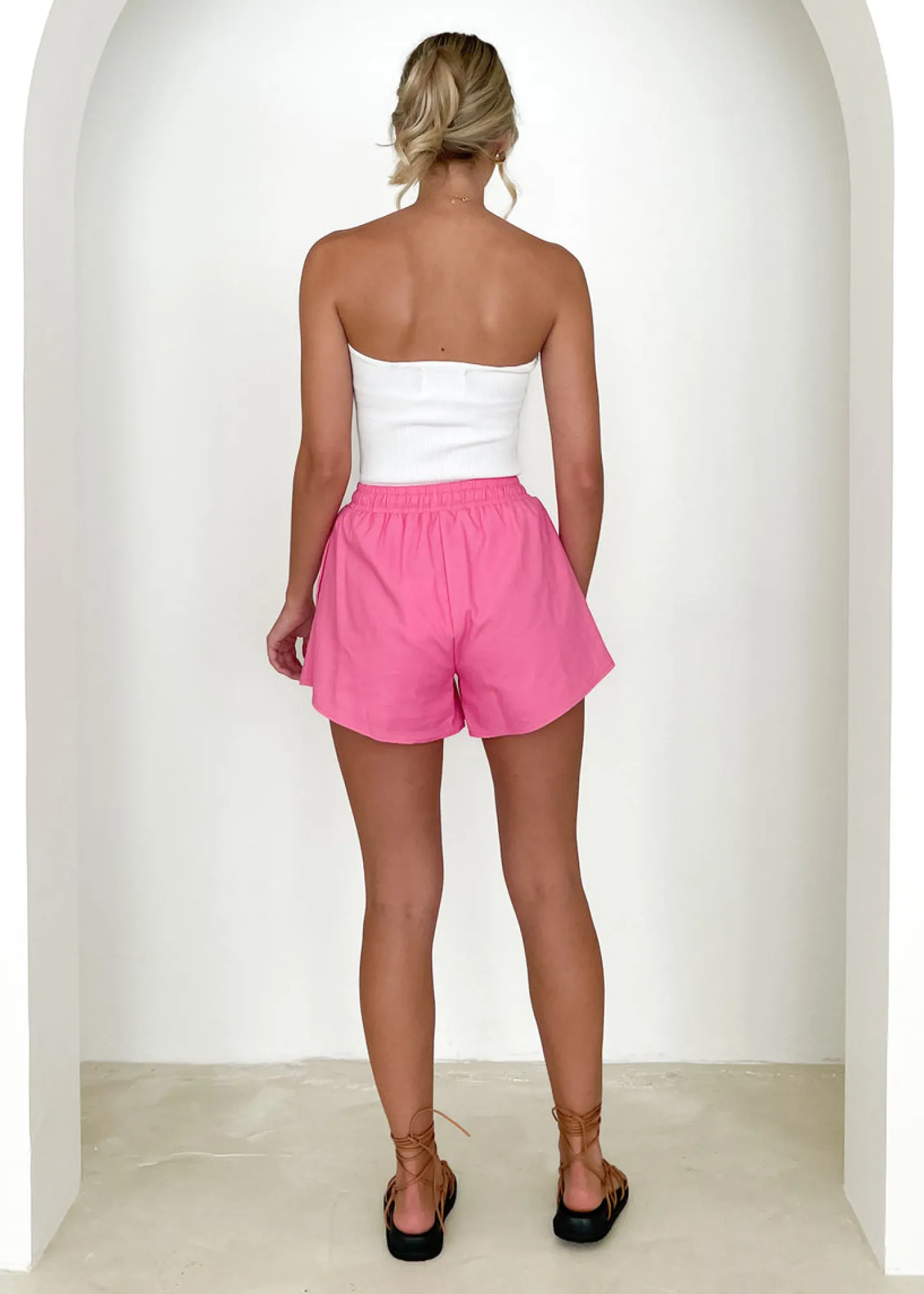 Women Gingham & Heels Shorts>Romina Shorts