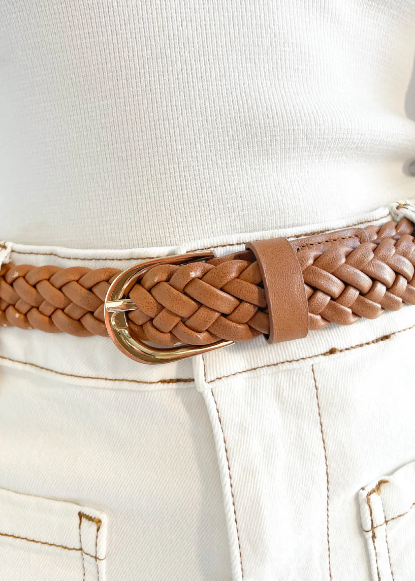 Women Gingham & Heels Belts>Rosamonde Braided Belt